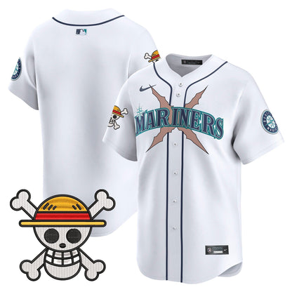 Men's Seattle Mariners x One Piece Vapor Premier Limited Jersey - Stitched