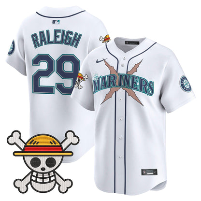 Men's Seattle Mariners x One Piece Vapor Premier Limited Jersey - Stitched
