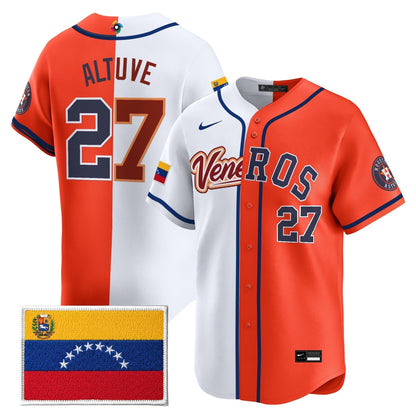Team Venezuela World Baseball Classic x Pro Club Split Vapor Premier Jersey - All Stitched