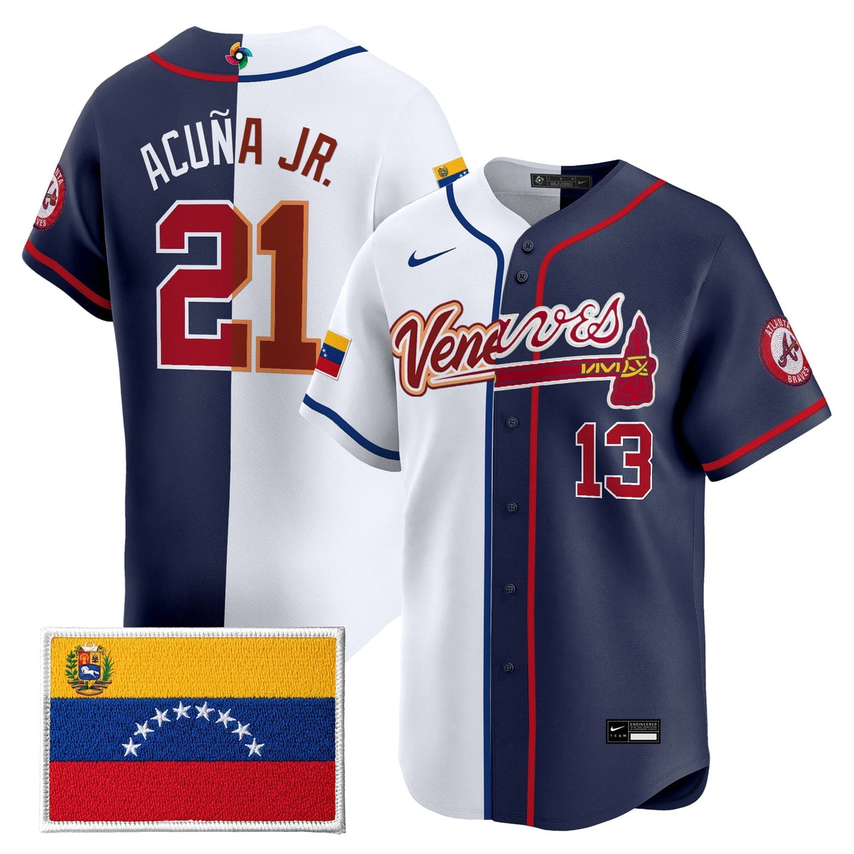 Team Venezuela World Baseball Classic x Pro Club Split Vapor Premier Jersey - All Stitched