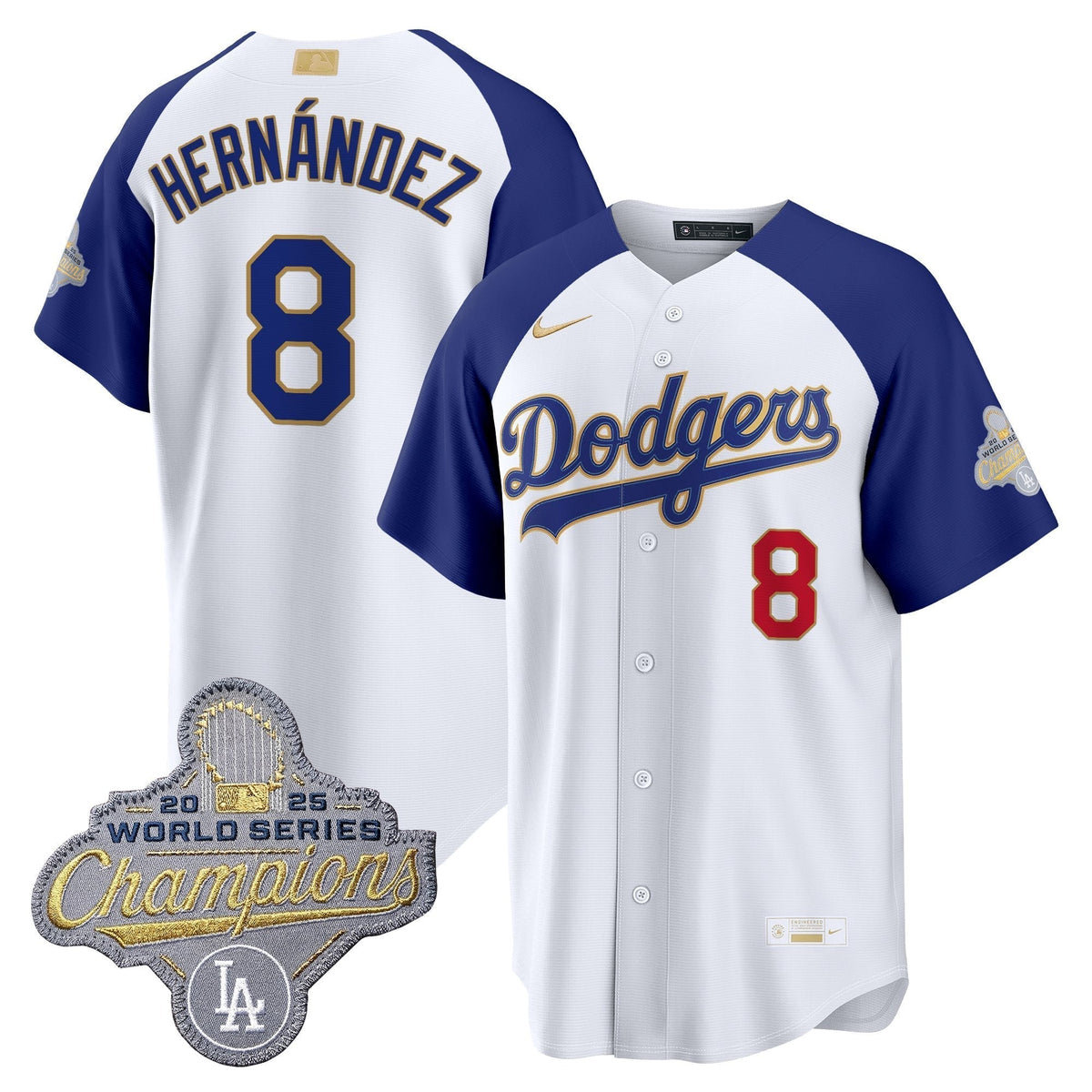 Men's Los Angeles Dodgers "Gold Collection" Premier Limited Jersey - All Stitched
