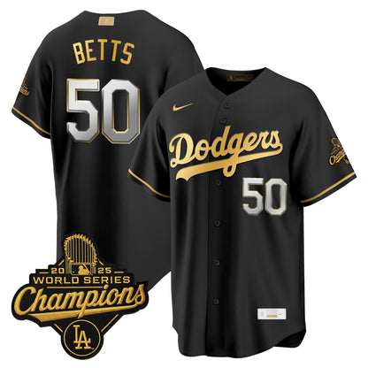 Men's Los Angeles Dodgers "Gold Collection" Premier Limited Jersey - All Stitched