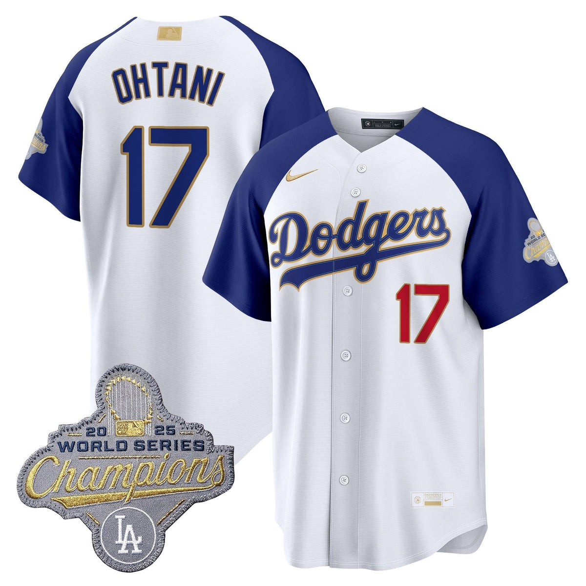 Men's Los Angeles Dodgers "Gold Collection" Premier Limited Jersey - All Stitched