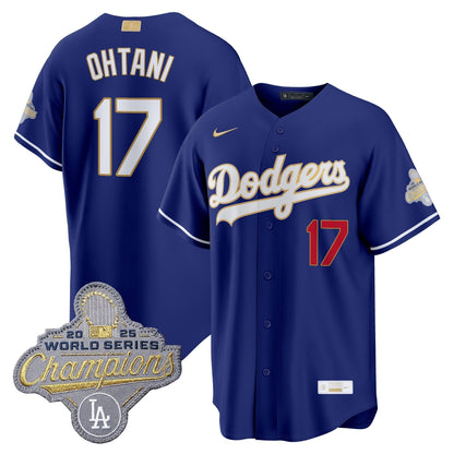 Men's Los Angeles Dodgers "Gold Collection" Premier Limited Jersey - All Stitched