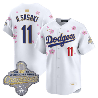Men's Los Angeles Dodgers "Tokyo Series x Gold Collection" Vapor Premier Limited Jersey - All Stitched