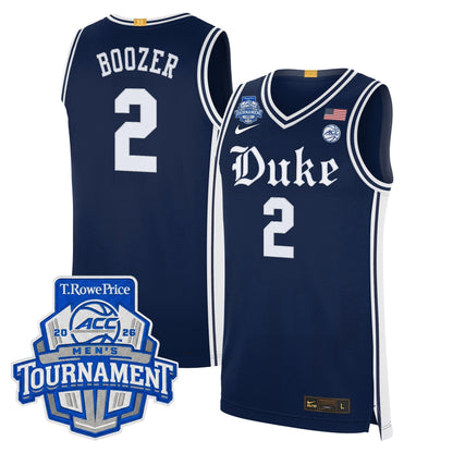 Men's Duke Blue Devils 2026 ACC Conference Tournament Champions Basketball Jersey - All Stitched
