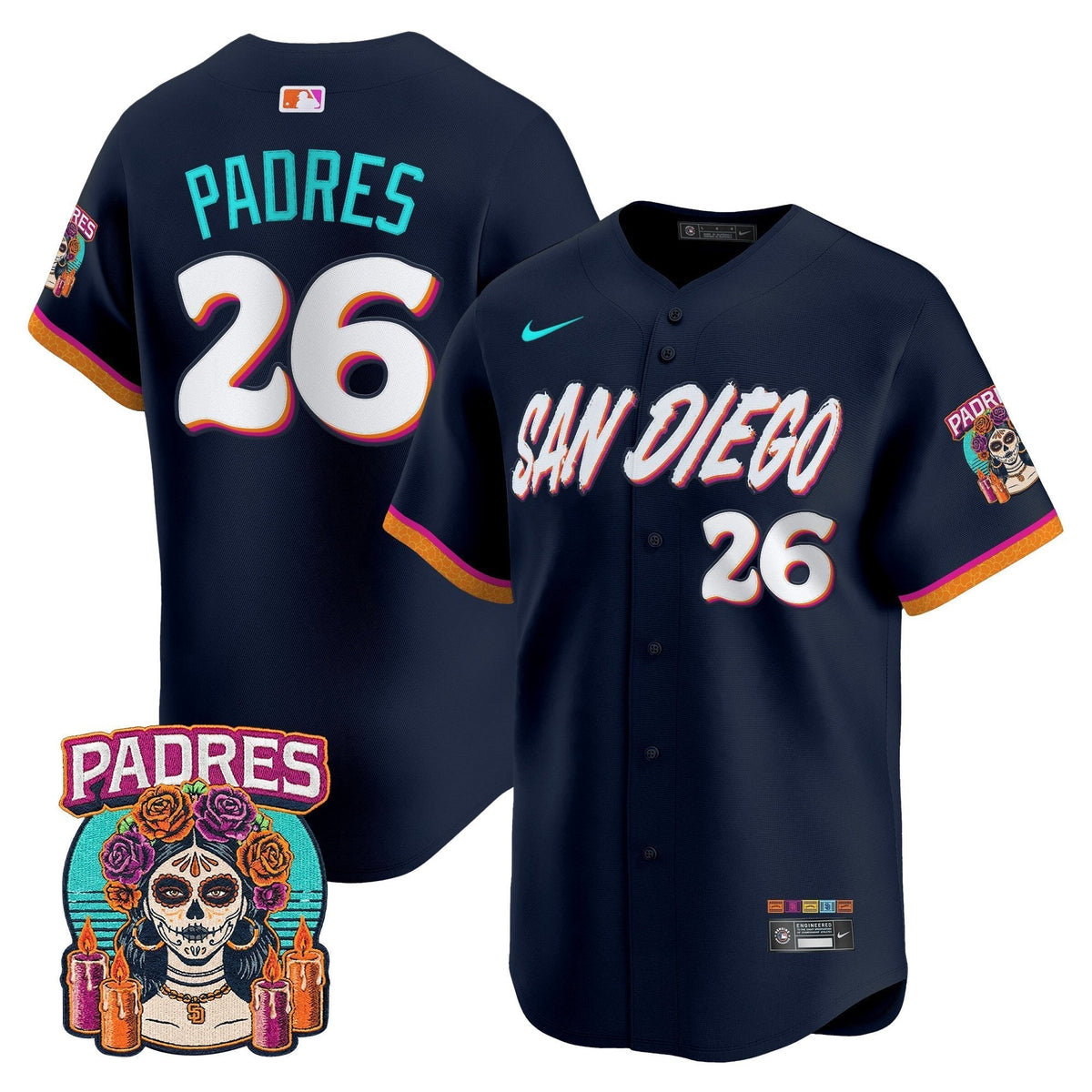 San Diego Padres 2026 City Connect Vapor Premier Limited Jersey - All Stitched