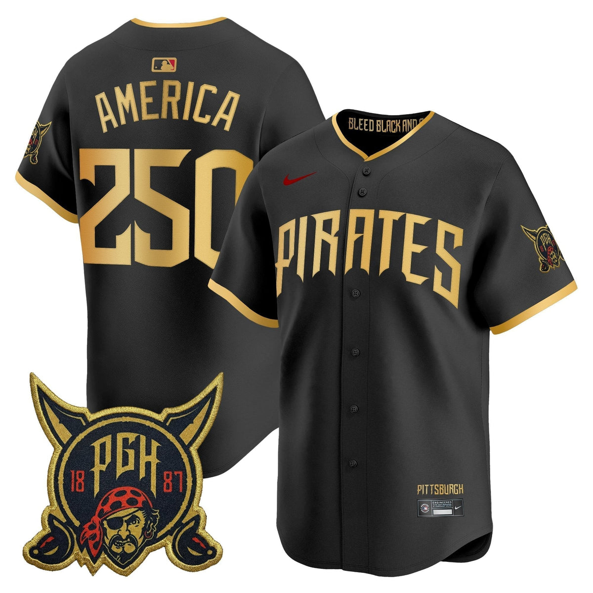 Men's Pittsburgh Pirates 2026 City Connect Vapor Premier Limited Jersey - All Stitched