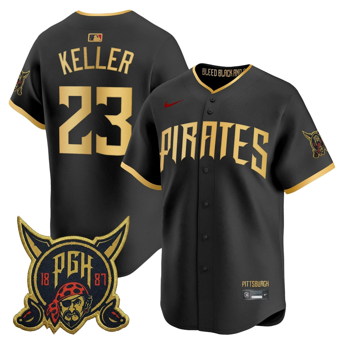 Pittsburgh Pirates 2026 City Connect Vapor Premier Limited Jersey - All Stitched