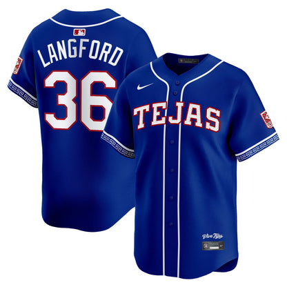 Men's Texas Rangers 2026 City Connect Vapor Premier Limited Jersey - All Stitched