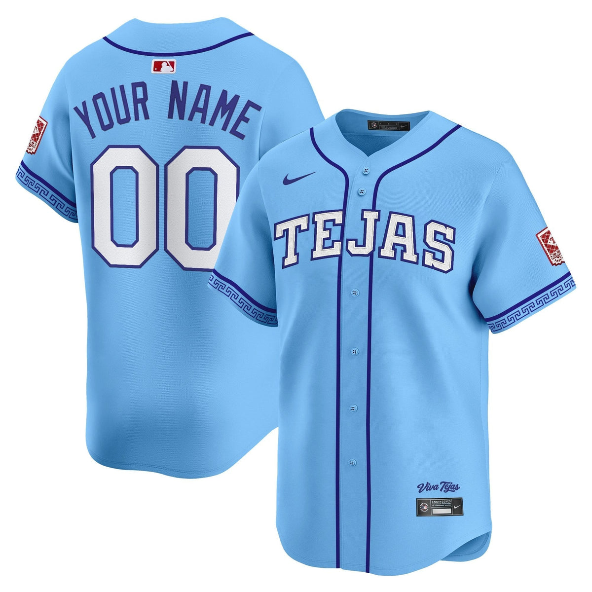Texas Rangers 2026 City Connect Vapor Premier Limited Custom Jersey - All Stitched