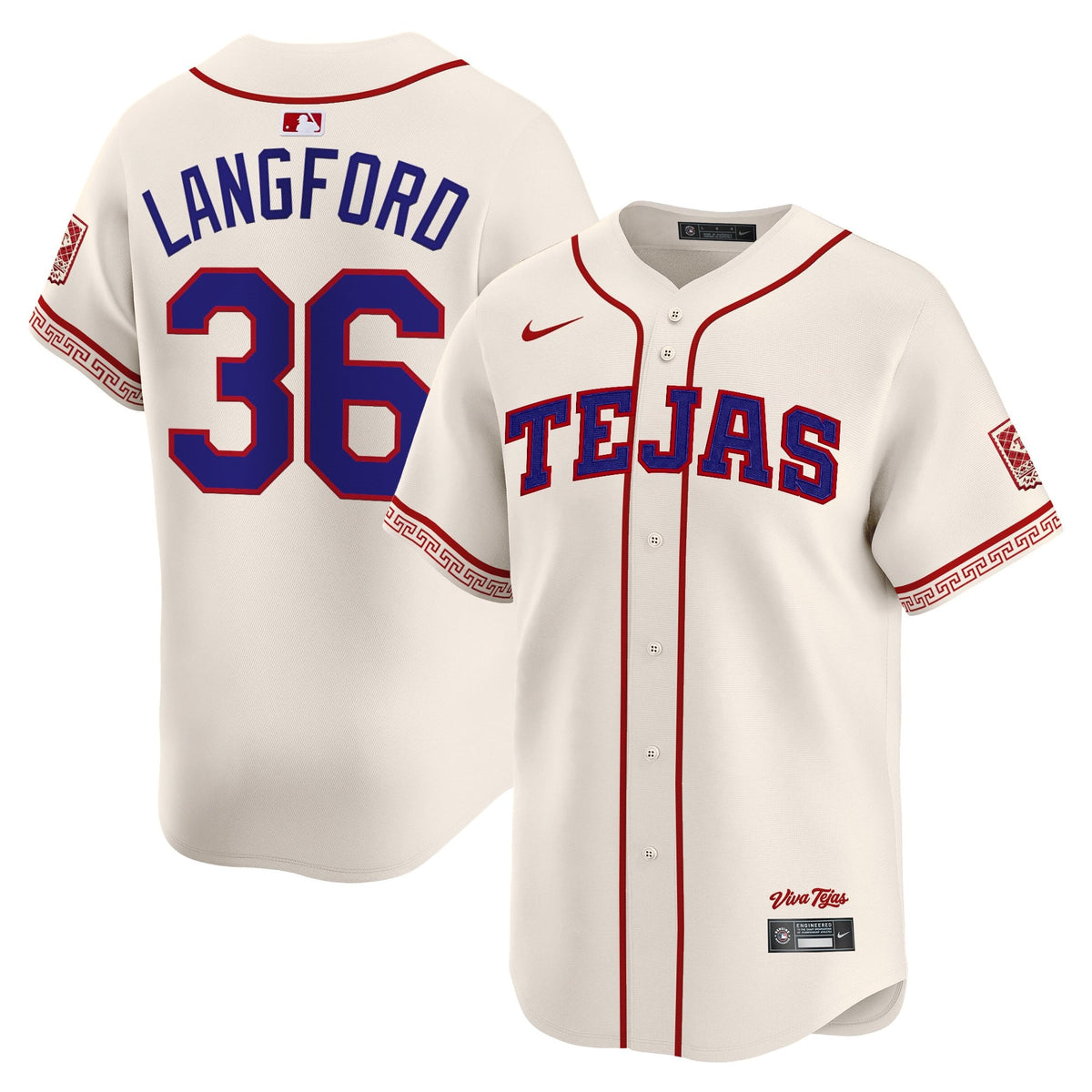 Men's Texas Rangers 2026 City Connect Vapor Premier Limited Jersey - All Stitched