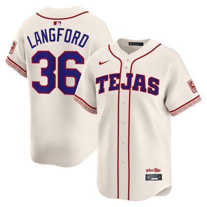 Men's Texas Rangers 2026 City Connect Vapor Premier Limited Jersey - All Stitched