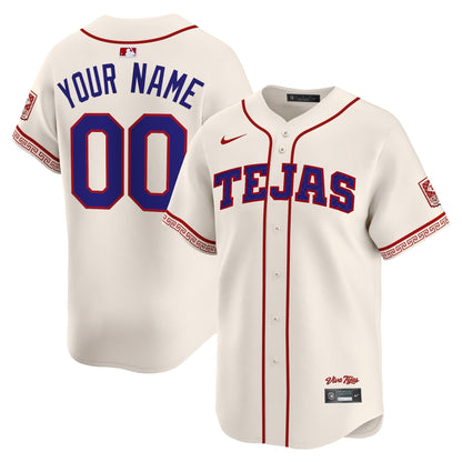 Texas Rangers 2026 City Connect Vapor Premier Limited Custom Jersey - All Stitched