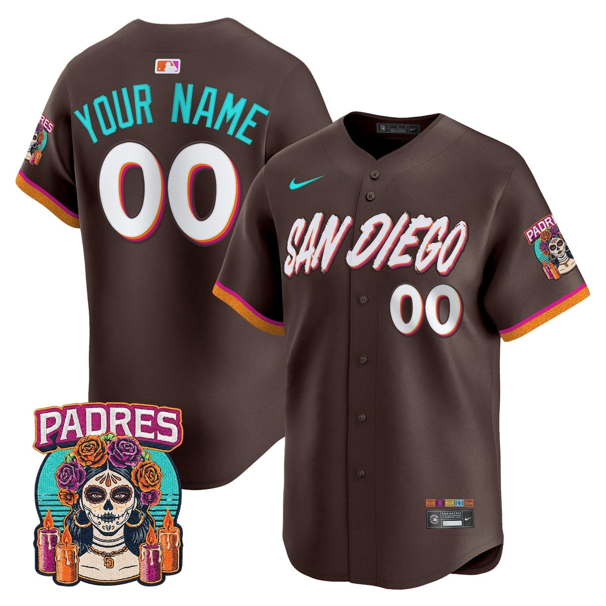 San Diego Padres 2026 City Connect Vapor Premier Limited Custom Jersey - All Stitched
