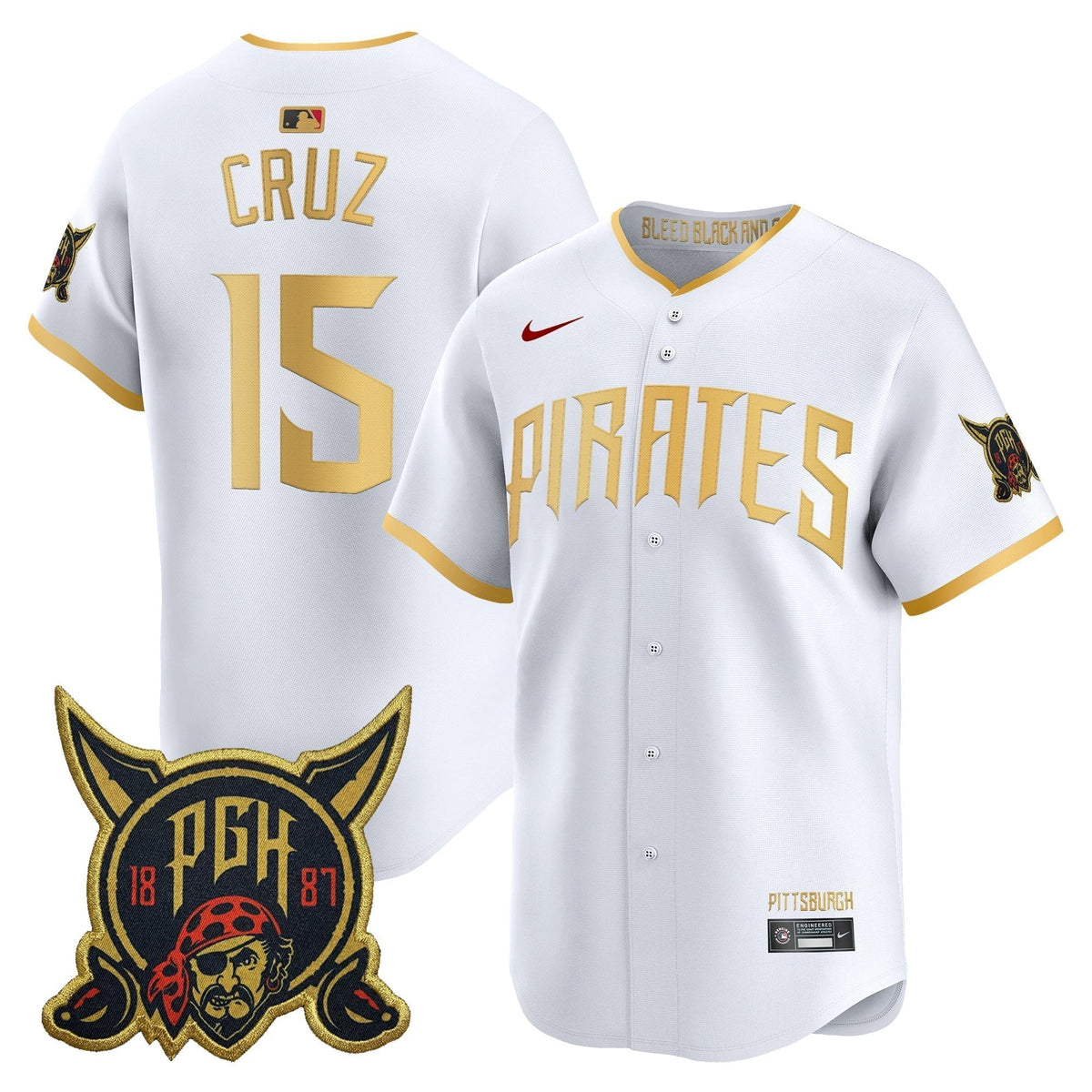 Men's Pittsburgh Pirates 2026 City Connect Vapor Premier Limited Jersey - All Stitched