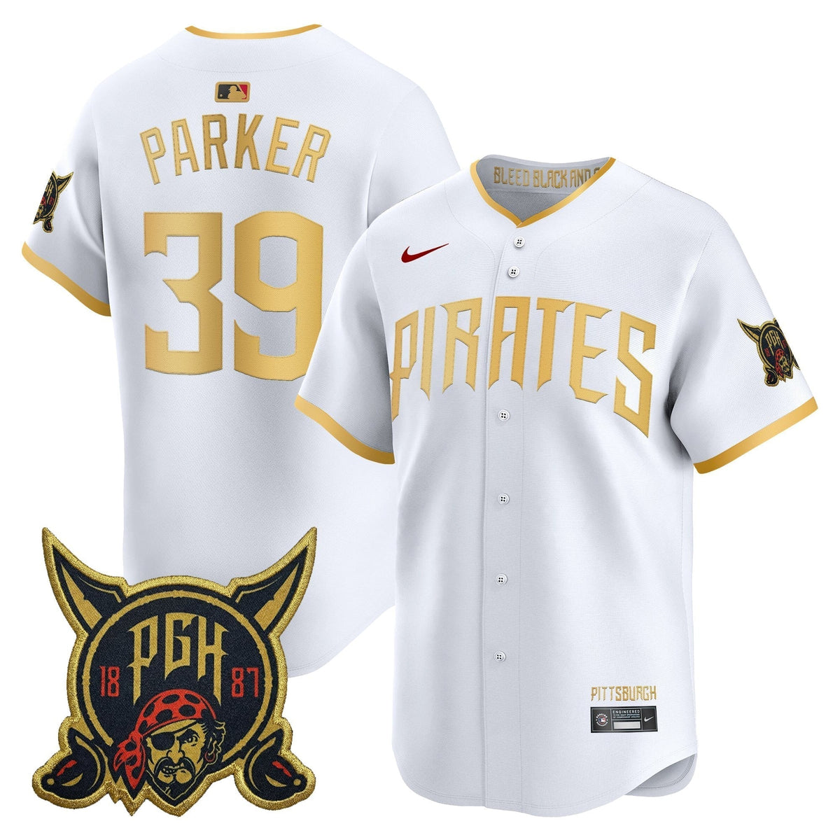 Men's Pittsburgh Pirates 2026 City Connect Vapor Premier Limited Jersey - All Stitched