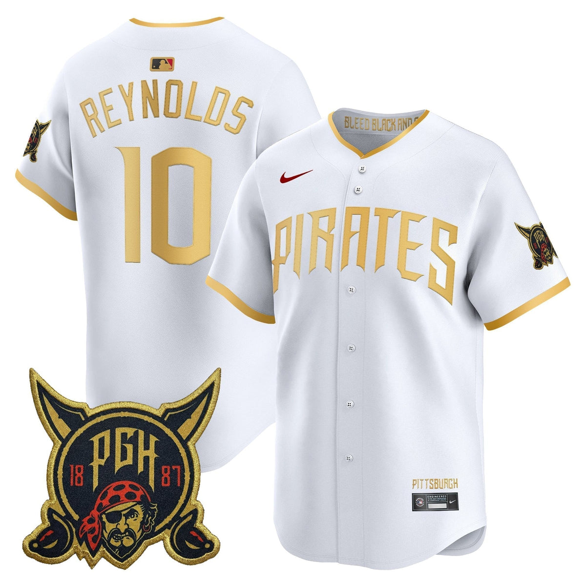 Men's Pittsburgh Pirates 2026 City Connect Vapor Premier Limited Jersey - All Stitched