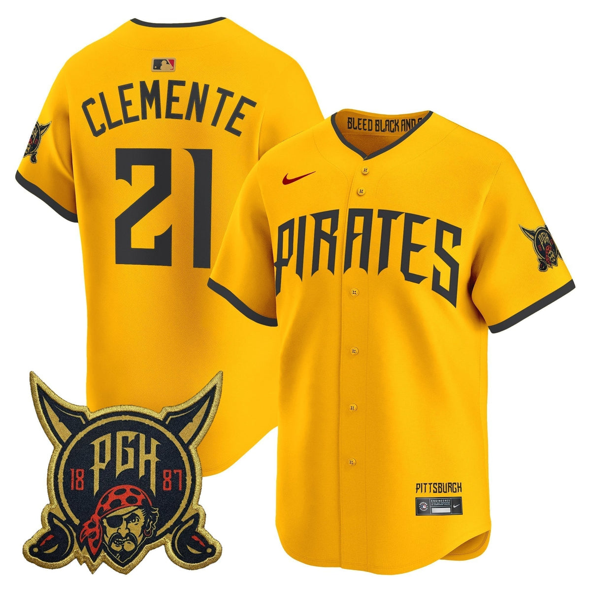 Men's Pittsburgh Pirates 2026 City Connect Vapor Premier Limited Jersey - All Stitched