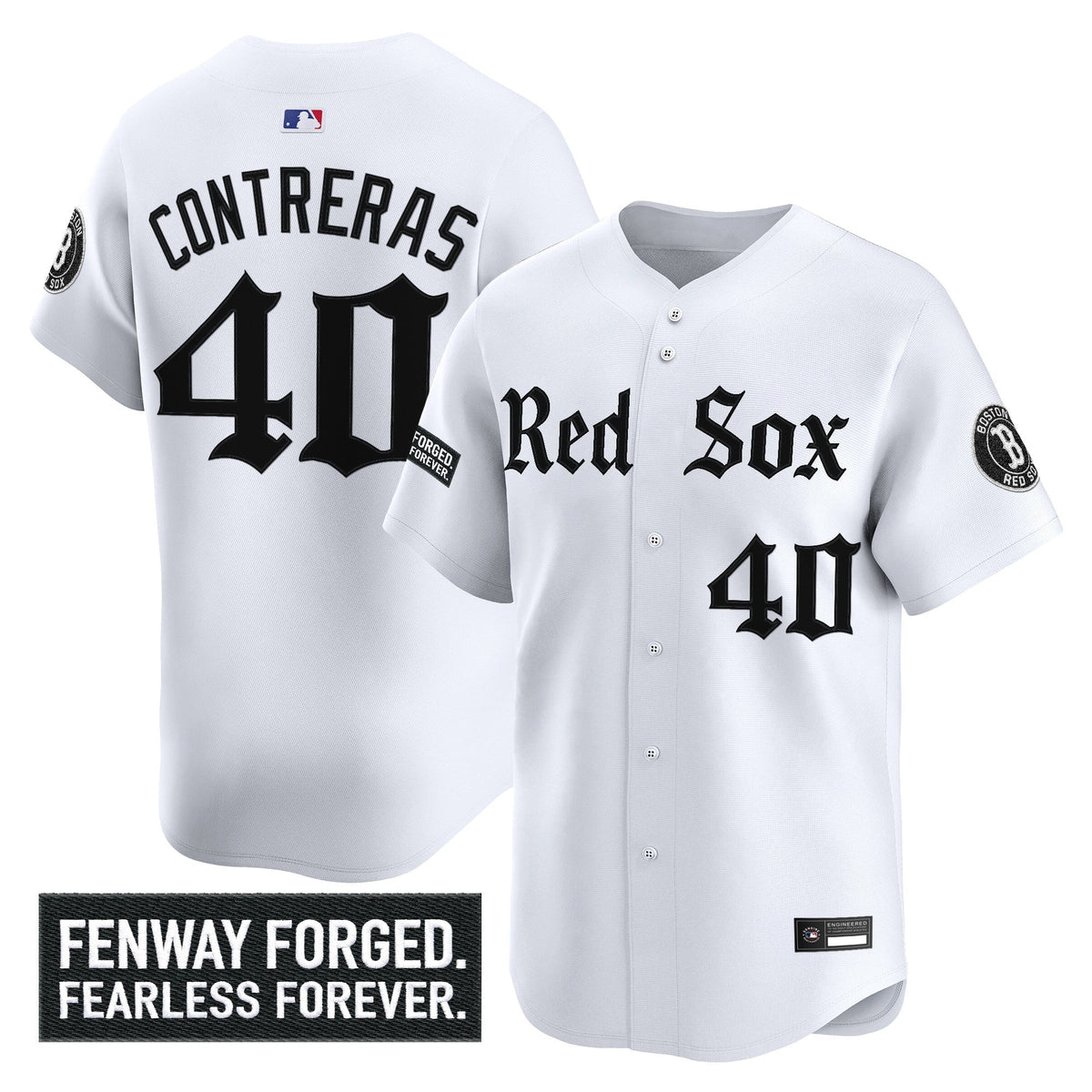 Men's Boston Red Sox 'Gothic Edition' Vapor Premier Limited Jersey - All Stitched