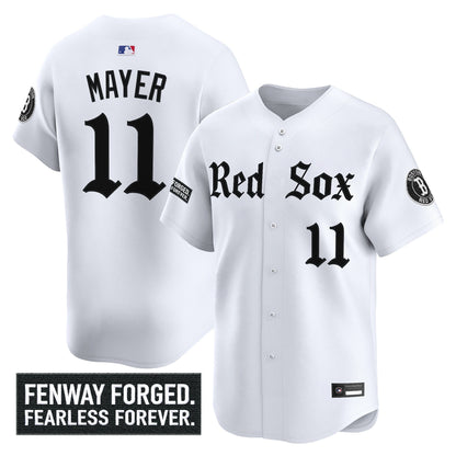 Men's Boston Red Sox 'Gothic Edition' Vapor Premier Limited Jersey - All Stitched