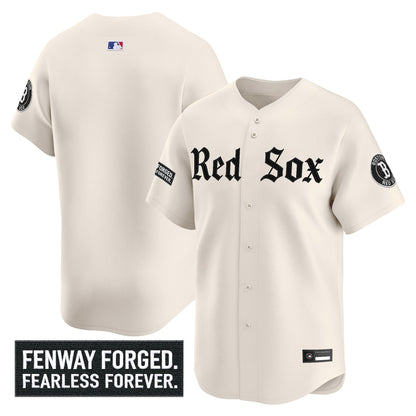 Men's Boston Red Sox 'Gothic Edition' Vapor Premier Limited Jersey - All Stitched