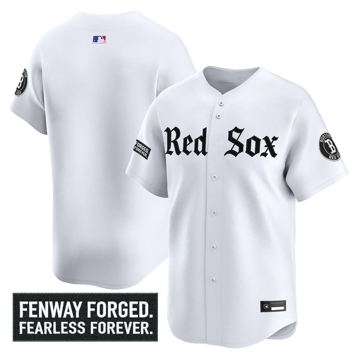 Men's Boston Red Sox 'Gothic Edition' Vapor Premier Limited Jersey - All Stitched