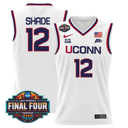 Men's Size - UConn Huskies 2026 Women's Tournament Final Four Basketball Jersey - All Stitched