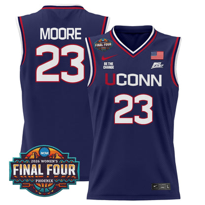 Men's Size - UConn Huskies 2026 Women's Tournament Final Four Basketball Jersey - All Stitched