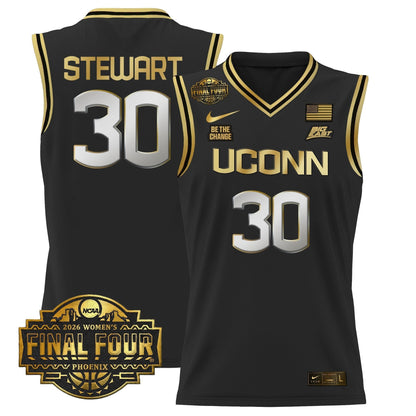 Men's Size - UConn Huskies 2026 Women's Tournament Final Four Basketball Jersey - All Stitched