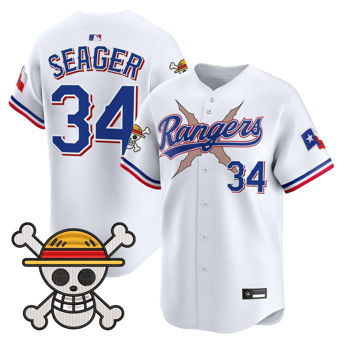 Texas Rangers x OP Vapor Premier Limited Jersey - Stitched
