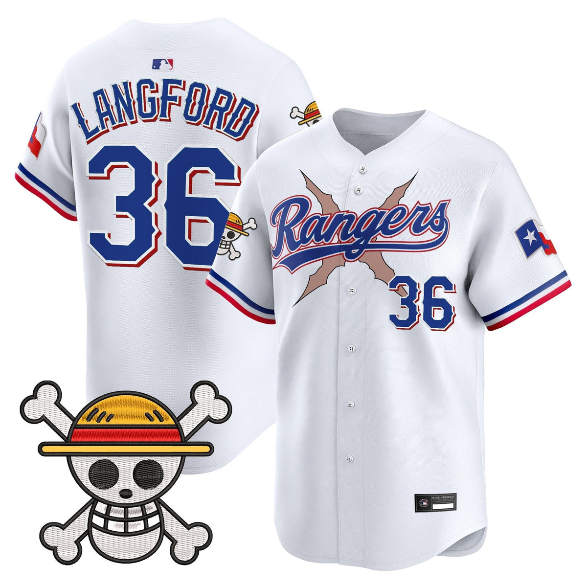 Texas Rangers x OP Vapor Premier Limited Jersey - Stitched