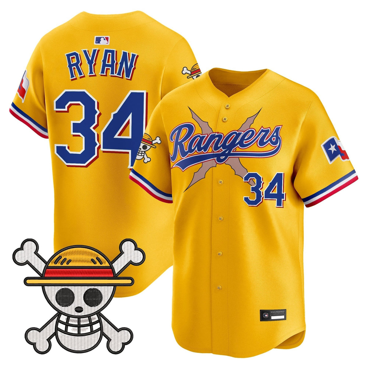 Texas Rangers x OP Vapor Premier Limited Jersey - Stitched