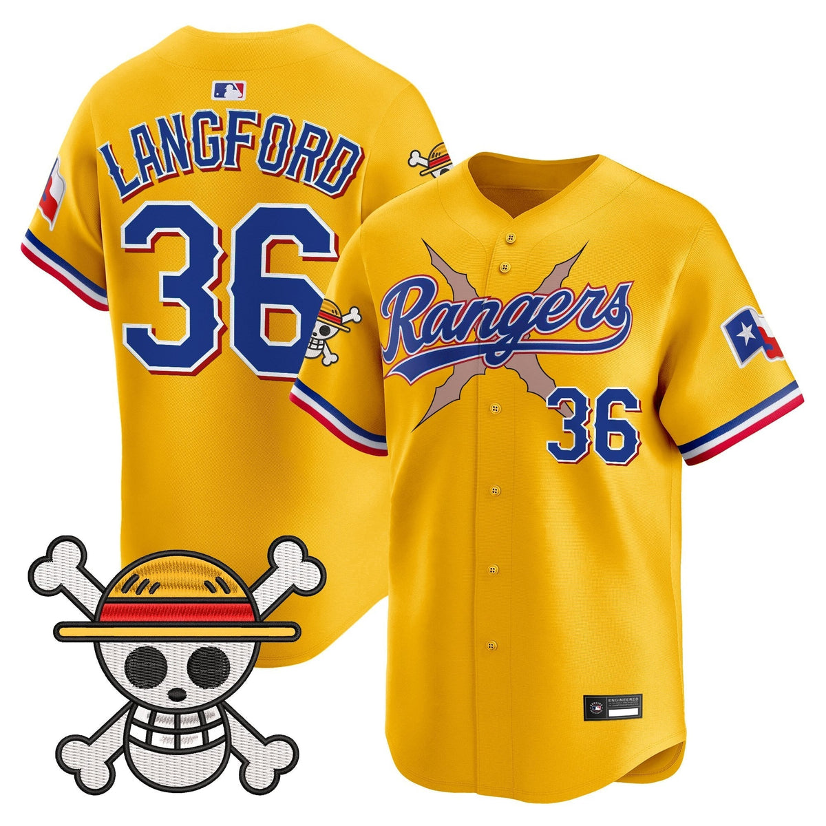 Texas Rangers x OP Vapor Premier Limited Jersey - Stitched