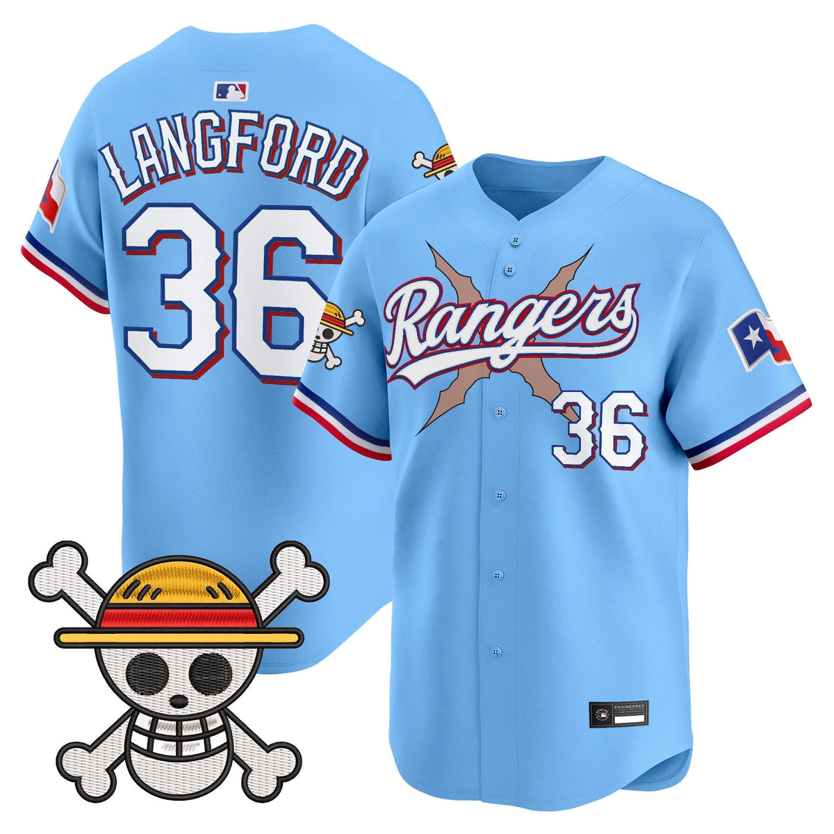 Texas Rangers x OP Vapor Premier Limited Jersey - Stitched