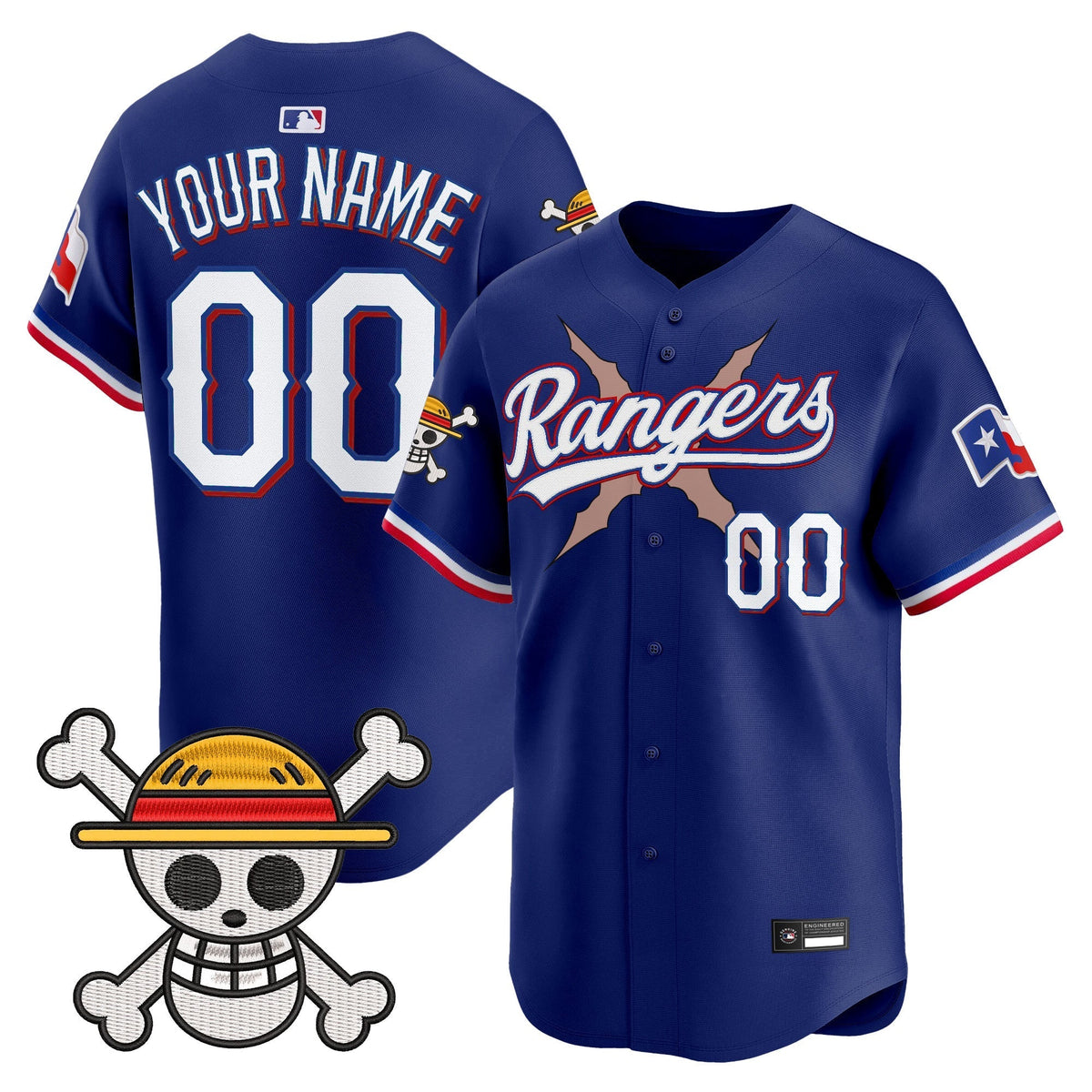 Texas Rangers x OP Vapor Premier Limited Custom Jersey - Stitched