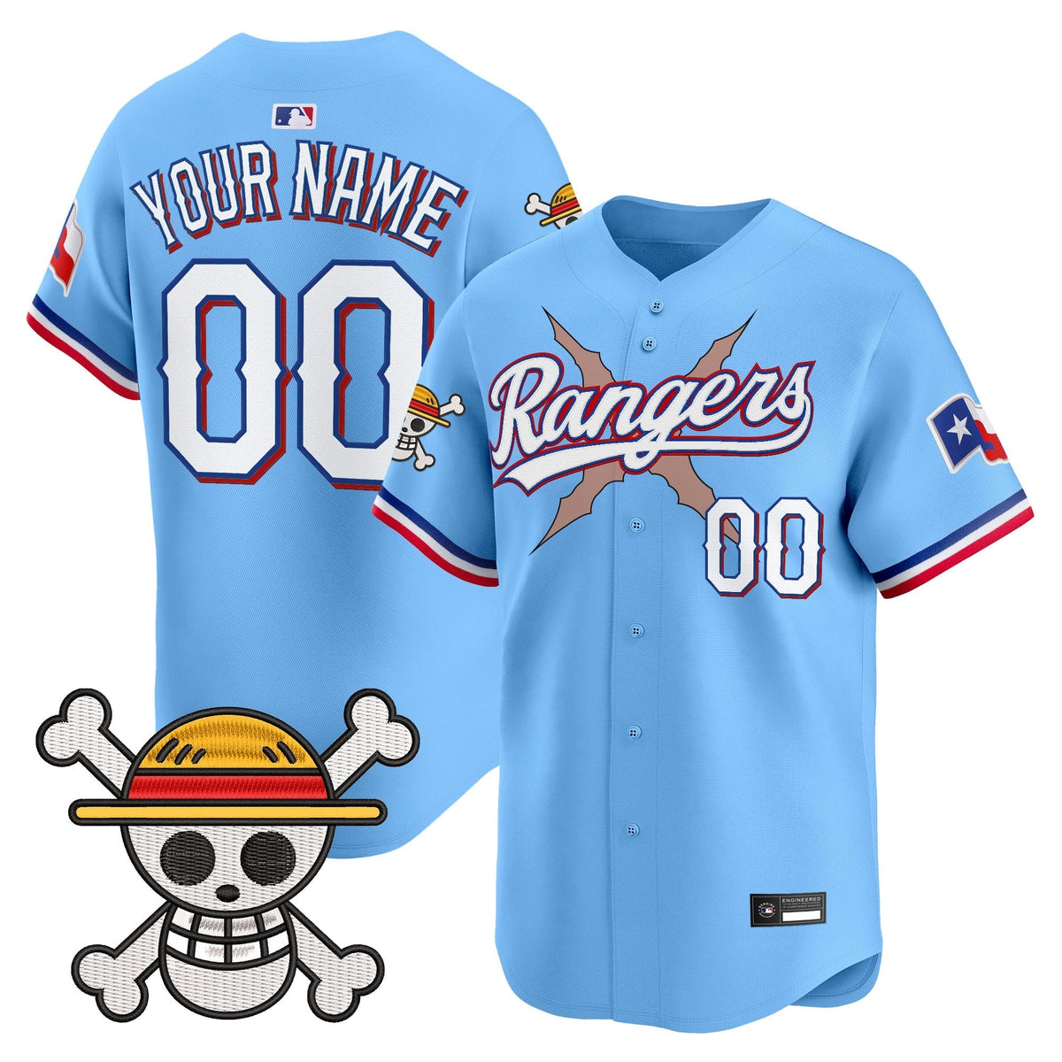 Texas Rangers x OP Vapor Premier Limited Custom Jersey - Stitched