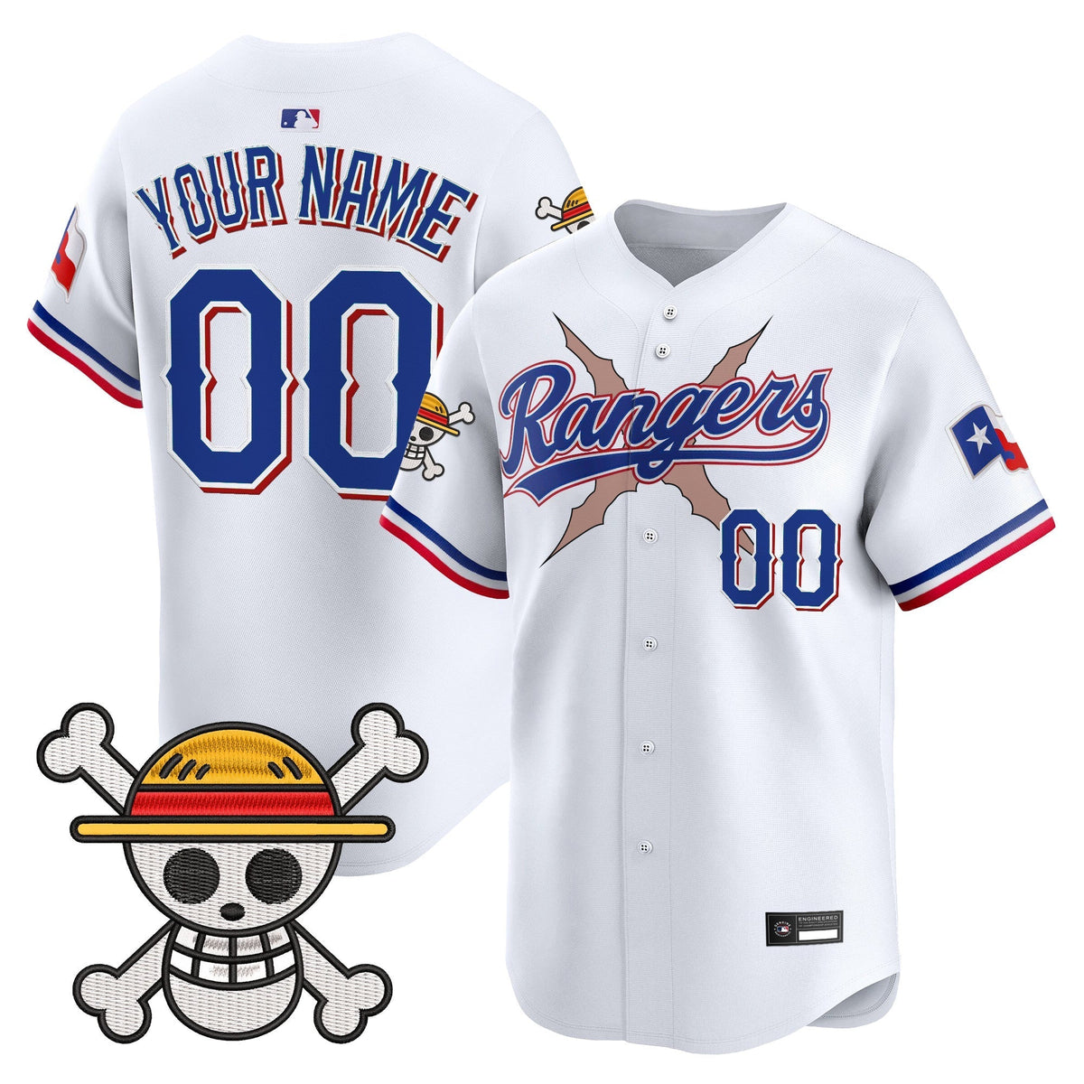 Texas Rangers x OP Vapor Premier Limited Custom Jersey - Stitched