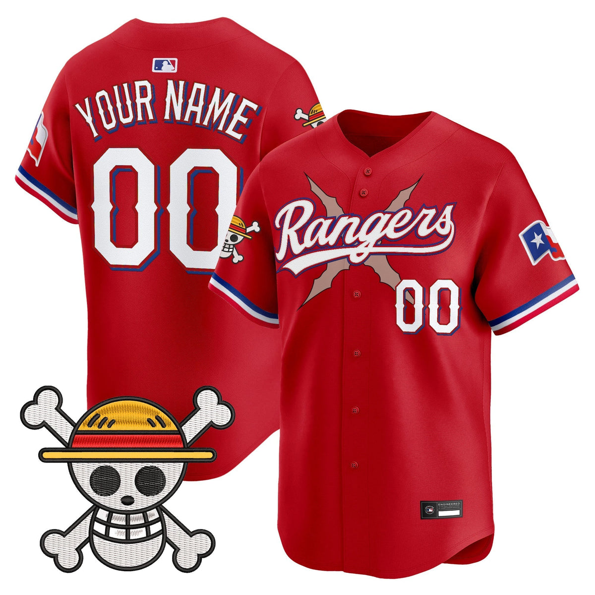 Texas Rangers x OP Vapor Premier Limited Custom Jersey - Stitched