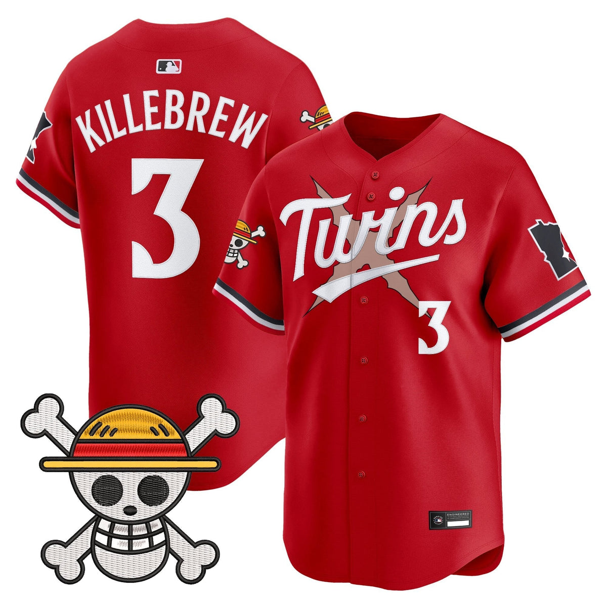 Minnesota Twins x One Piece Vapor Premier Limited Jersey - Stitched