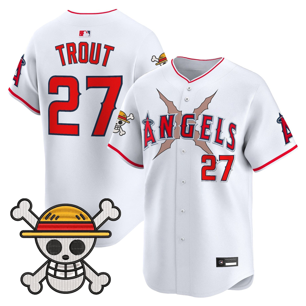 Men's Los Angeles Angels x OP Vapor Premier Limited Jersey - Stitched