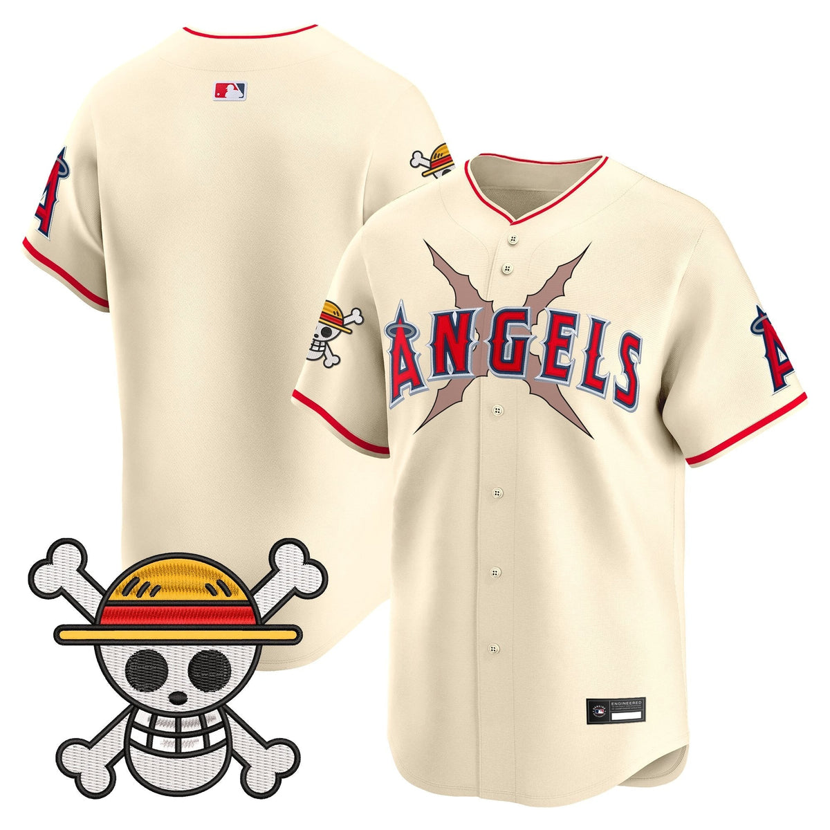 Men's Los Angeles Angels x OP Vapor Premier Limited Jersey - Stitched
