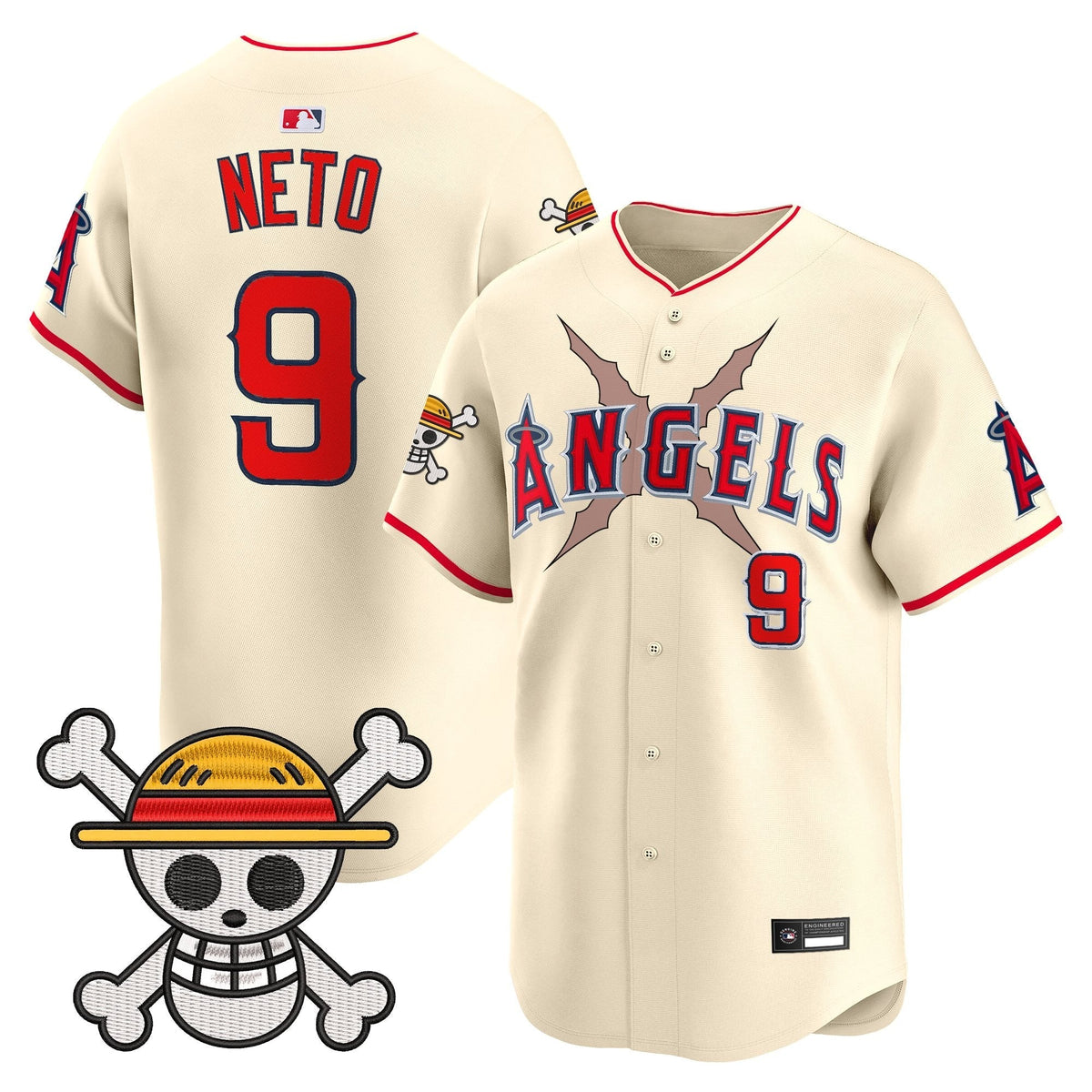 Men's Los Angeles Angels x OP Vapor Premier Limited Jersey - Stitched