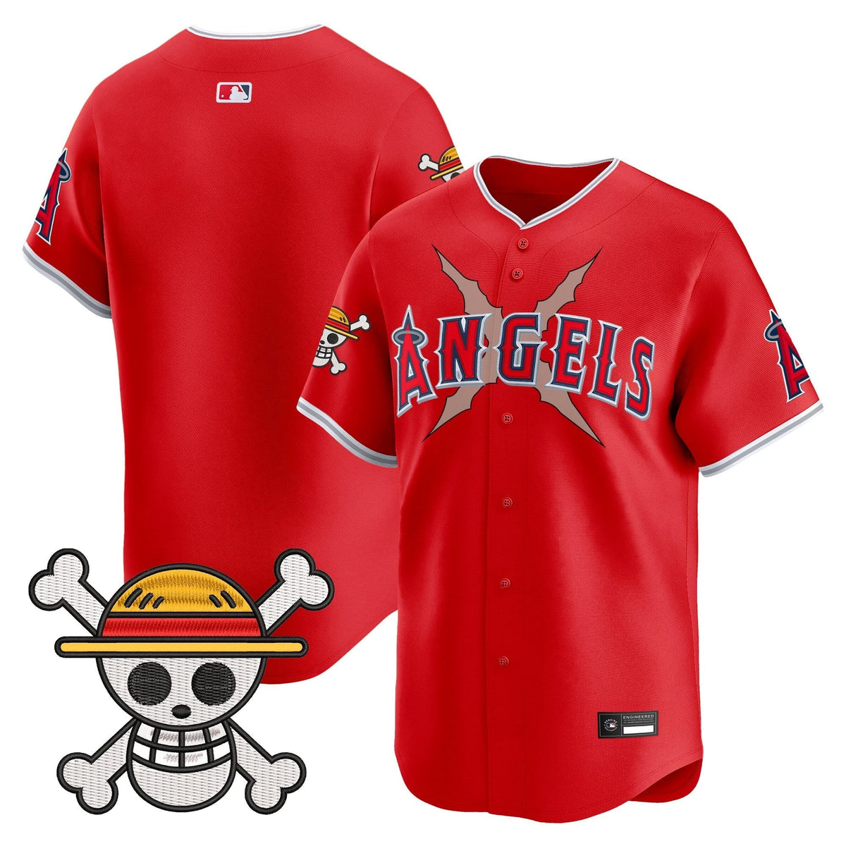 Men's Los Angeles Angels x OP Vapor Premier Limited Jersey - Stitched