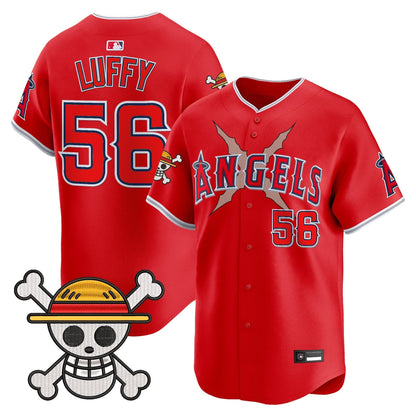 Men's Los Angeles Angels x OP Vapor Premier Limited Jersey - Stitched