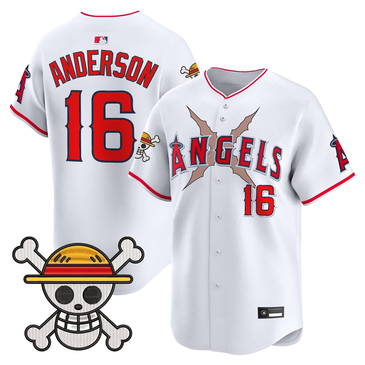 Men's Los Angeles Angels x OP Vapor Premier Limited Jersey - Stitched