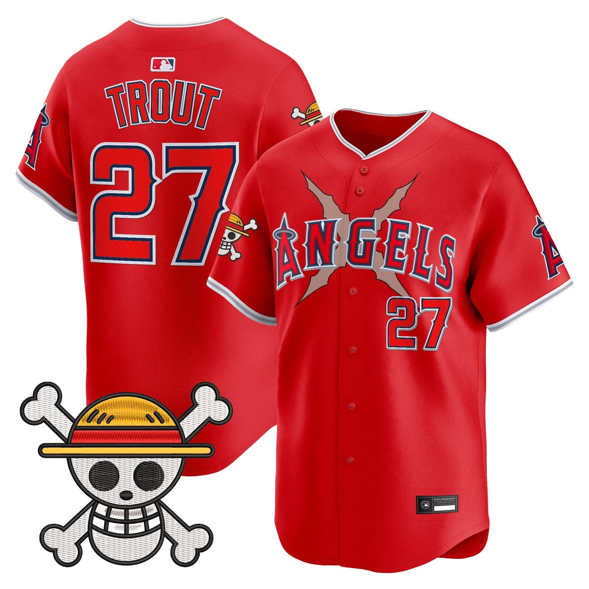 Men's Los Angeles Angels x OP Vapor Premier Limited Jersey - Stitched