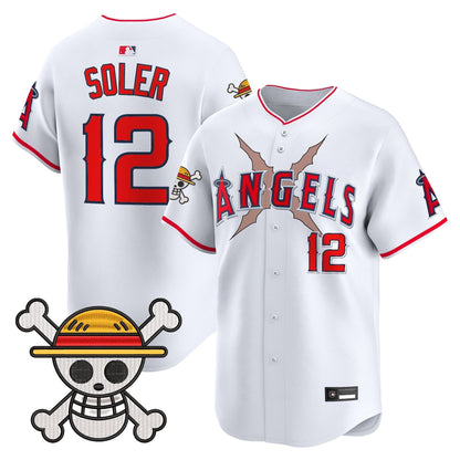 Men's Los Angeles Angels x OP Vapor Premier Limited Jersey - Stitched