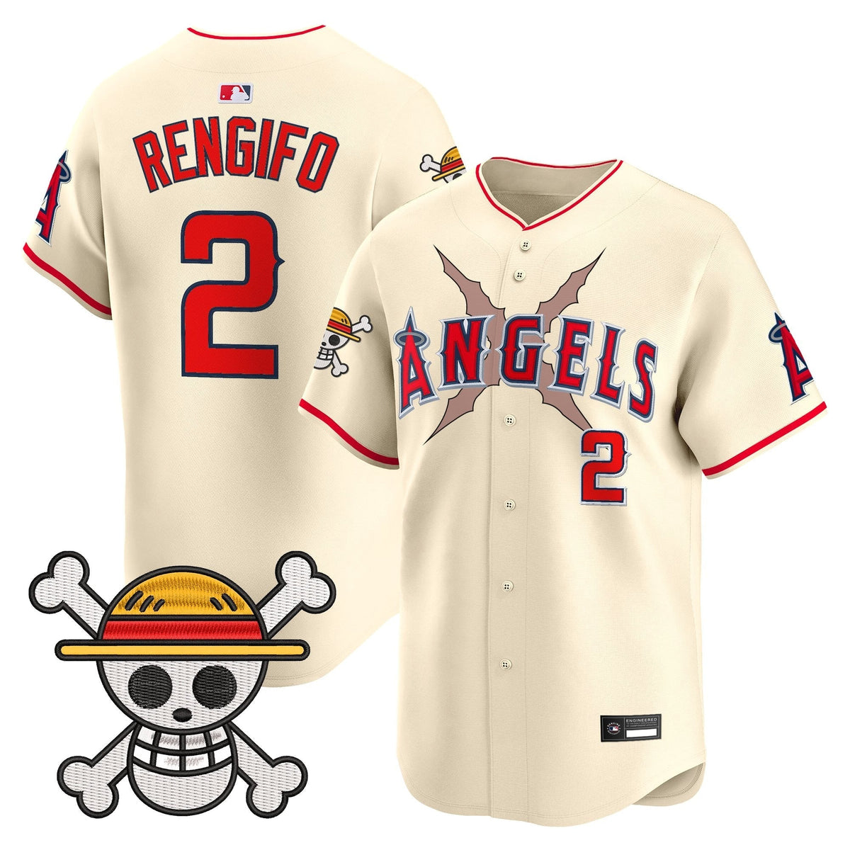 Men's Los Angeles Angels x OP Vapor Premier Limited Jersey - Stitched