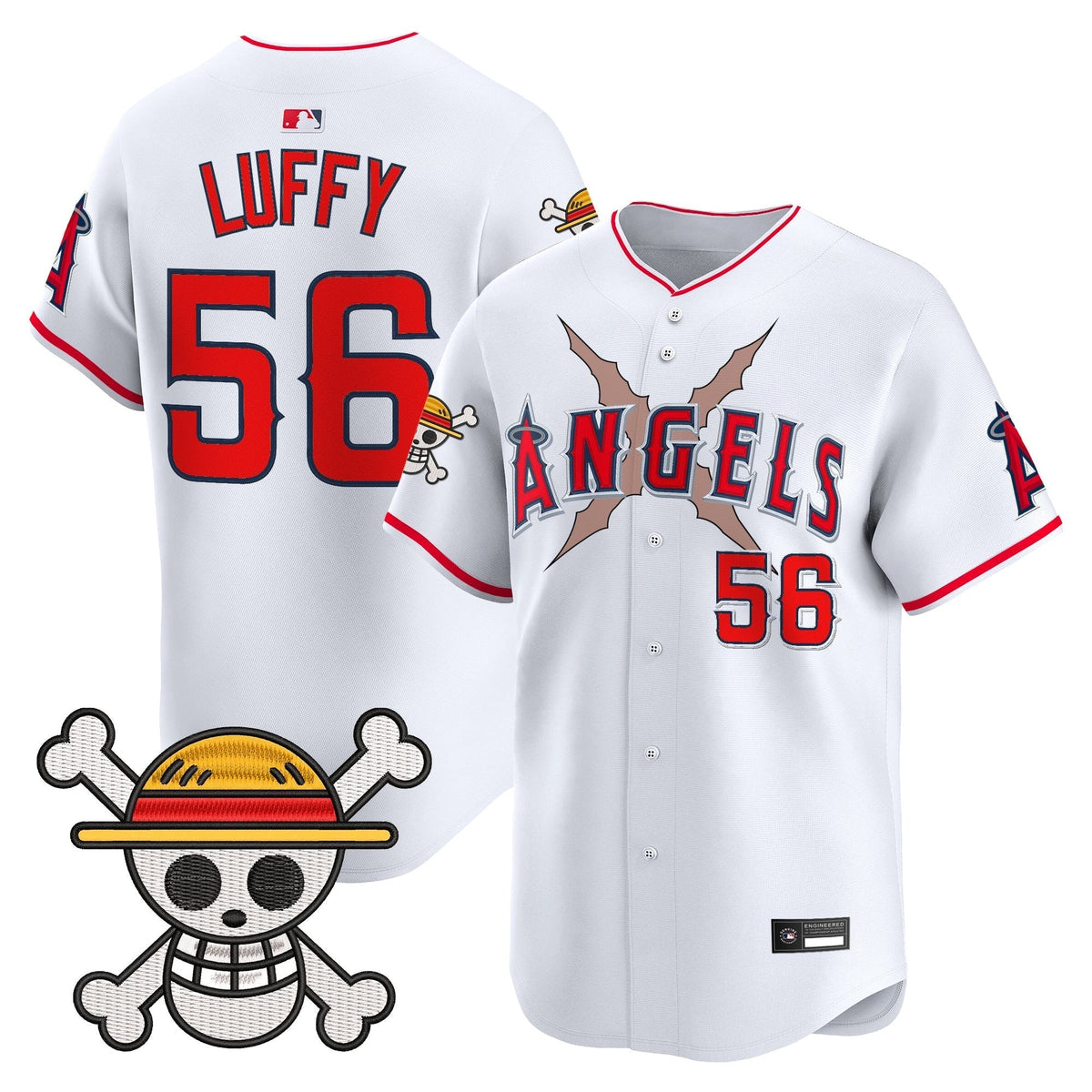 Men's Los Angeles Angels x OP Vapor Premier Limited Jersey - Stitched